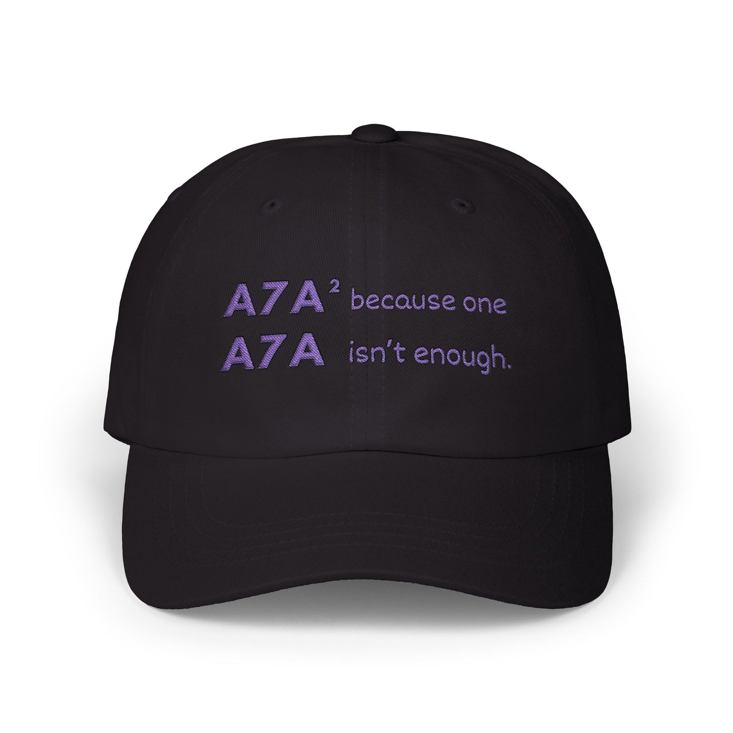 Black-Purple A7A Hat